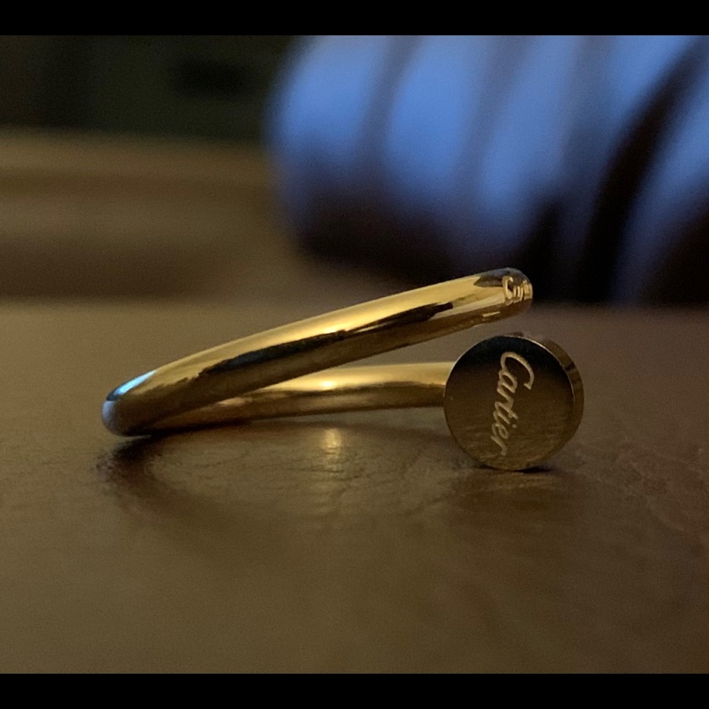 Genuine 18K Pink Gold CARTIER JUSTE UN CLOU Ring